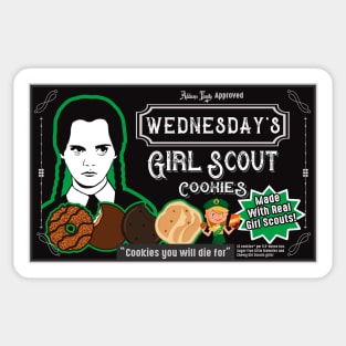 Wednesday's Girl Scout Cookies Sticker